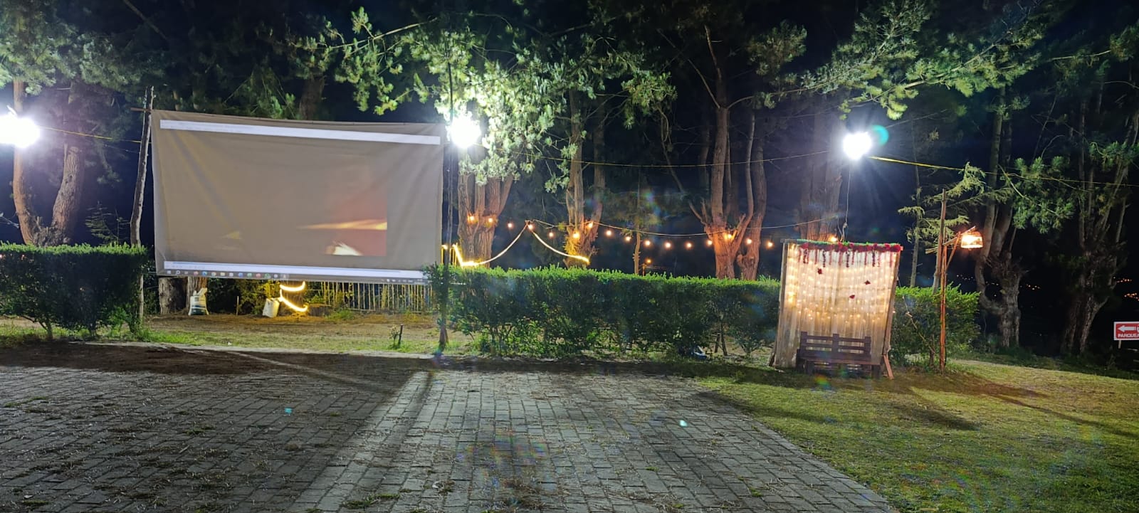 cine al aire libre